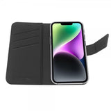 Celly iPhone 14 -suojakotelo Wally Wallet Case, musta