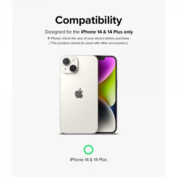 Ringke iPhone 14/iPhone 14 Plus Kamerasuojus Camera Lens Frame Musta