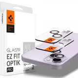 Spigen iPhone 14/iPhone 14 Plus kamerasuojalasi GLAS.tR EZ Fit Optik Pro violetti, 2 kpl