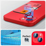 Spigen iPhone 14/iPhone 14 Plus Kamerasuojus GLAS.tR EZ Fit Optik Pro Punainen 2-pakkaus