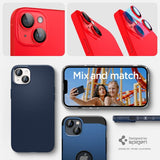Spigen iPhone 14/iPhone 14 Plus Kamerasuojus GLAS.tR EZ Fit Optik Pro Punainen 2-pakkaus