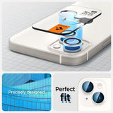 Spigen iPhone 14/iPhone 14 Plus Kameransuoja GLAS.tR EZ Fit Optik Pro Starlight 2-pack