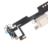iPhone 14 latausliitin joustokaapelilla, alkuperäinen - Valkoinen