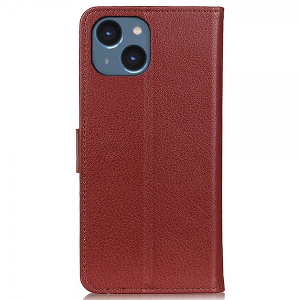 iPhone 14 Plus Litsi Ruskea Kotelo