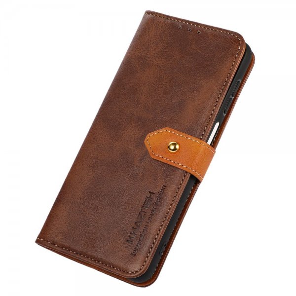 iPhone 14 Plus -kansi läpällä, ruusukulta
