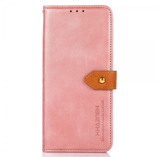 iPhone 14 Plus -kansi läpällä, ruusukulta