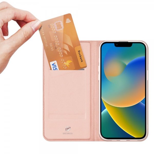 Dux Ducis iPhone 14 Plus -suojakotelo, Skin Pro Series, ruusukulta
