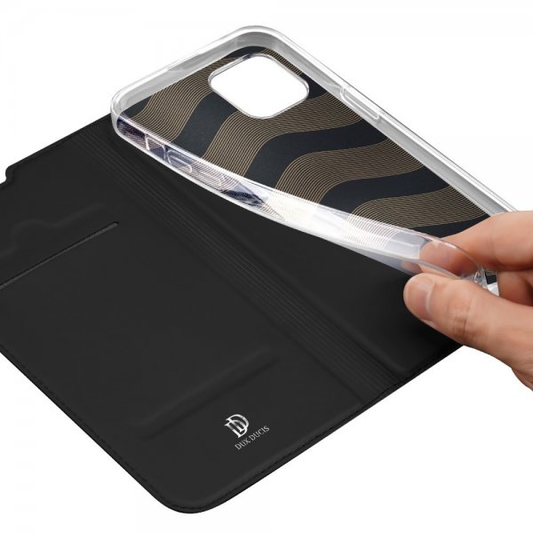 Dux Ducis iPhone 14 Plus -kuori, Skin Pro Series, musta