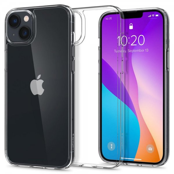 Spigen iPhone 14 Plus -suojakuori AirSkin Hybrid Crystal Clear