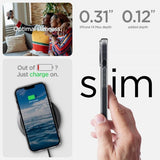 Spigen iPhone 14 Plus Crystal Hybrid MagFit -suojakuori, valkoinen
