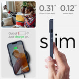 Spigen iPhone 14 Plus -suojakuori, Crystal Hybrid, laivastonsininen