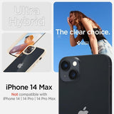Spigen iPhone 14 Plus -suojakuori Crystal Hybrid Sand Beige