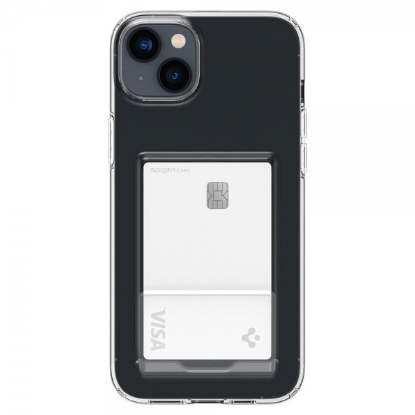 Spigen iPhone 14 Plus -suojakuori Crystal Slot Crystal Clear