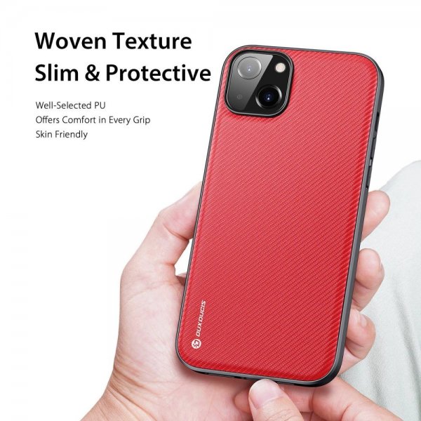 Dux Ducis iPhone 14 Plus -kuori, FINO-sarja, punainen