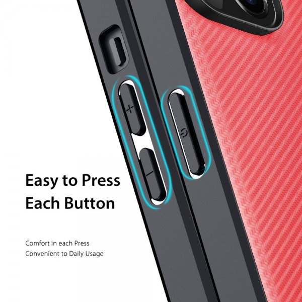 Dux Ducis iPhone 14 Plus -kuori, FINO-sarja, punainen