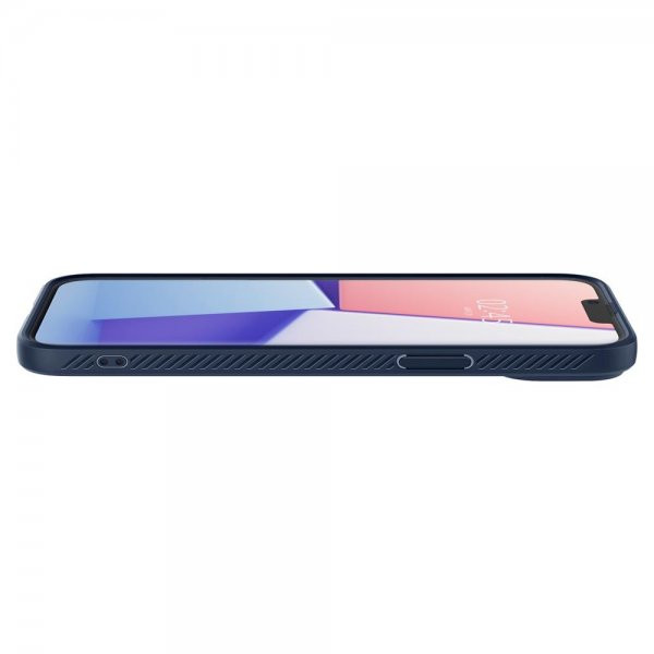 Spigen iPhone 14 Plus Suojakuori Liquid Air Navy Blue