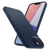 Spigen iPhone 14 Plus Suojakuori Liquid Air Navy Blue