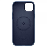 Spigen iPhone 14 Plus Silicone Fit MagFit -kuori, tummansininen
