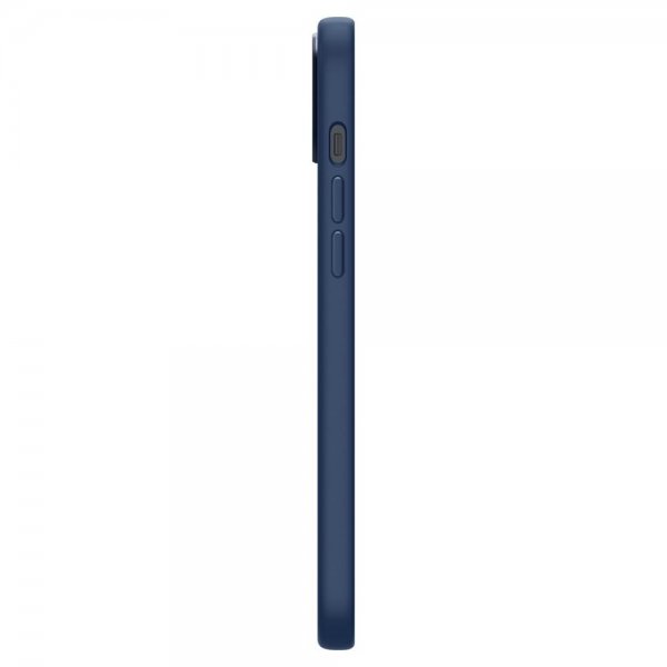 Spigen iPhone 14 Plus Silicone Fit MagFit -kuori, tummansininen