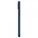 Spigen iPhone 14 Plus Silicone Fit MagFit -kuori, tummansininen