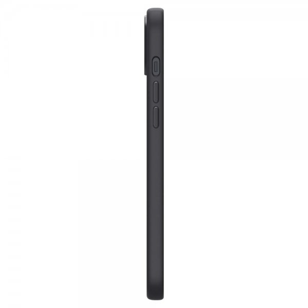 Spigen iPhone 14 Plus Silicone Fit MagFit -kuori, musta
