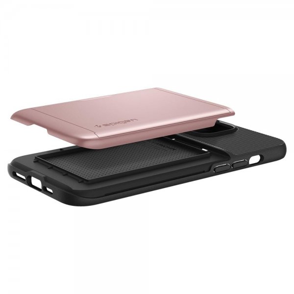 Spigen iPhone 14 Plus -suojakuori Slim Armor CS Rose Gold