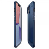 Spigen iPhone 14 Plus Thin Fit -suojakuori, laivastonsininen
