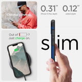Spigen iPhone 14 Plus -suojakuori Tough Armor MagFit, laivastonsininen