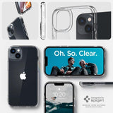 Spigen iPhone 14 Plus -suojakuori, Ultra Hybrid, Crystal Clear