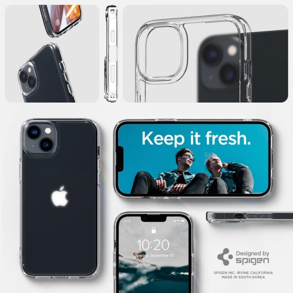 Spigen iPhone 14 Plus Ultra Hybrid Frost Clear -suojakuori