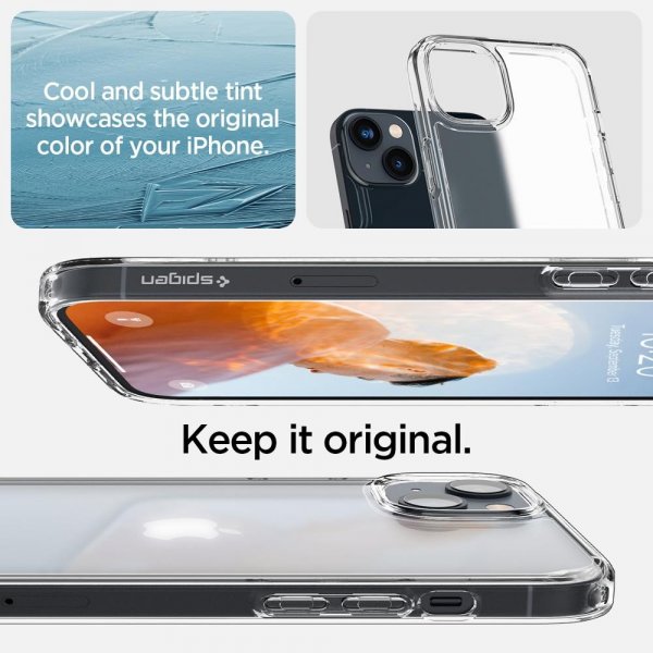 Spigen iPhone 14 Plus Ultra Hybrid Frost Clear -suojakuori