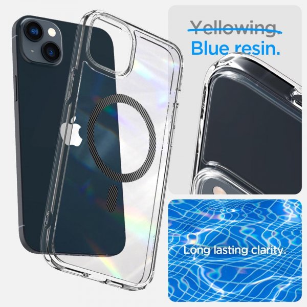 Spigen iPhone 14 Plus -suojakuori Ultra Hybrid MagFit Carbon Fiber