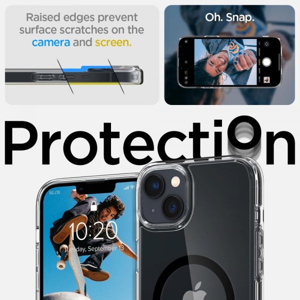Spigen iPhone 14 Plus Ultra Hybrid MagFit -suojakuori, musta