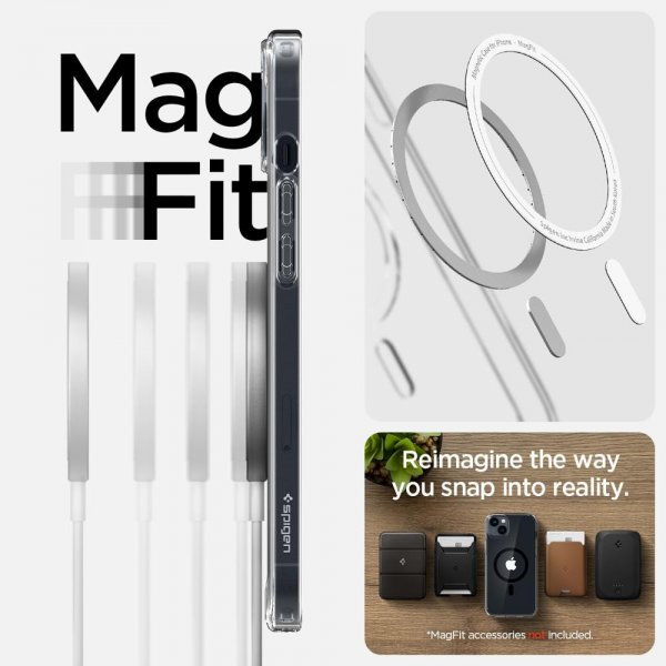 Spigen iPhone 14 Plus Ultra Hybrid MagFit -suojakuori, musta