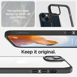 Spigen iPhone 14 Plus -suojakuori Ultra Hybrid Matte Black