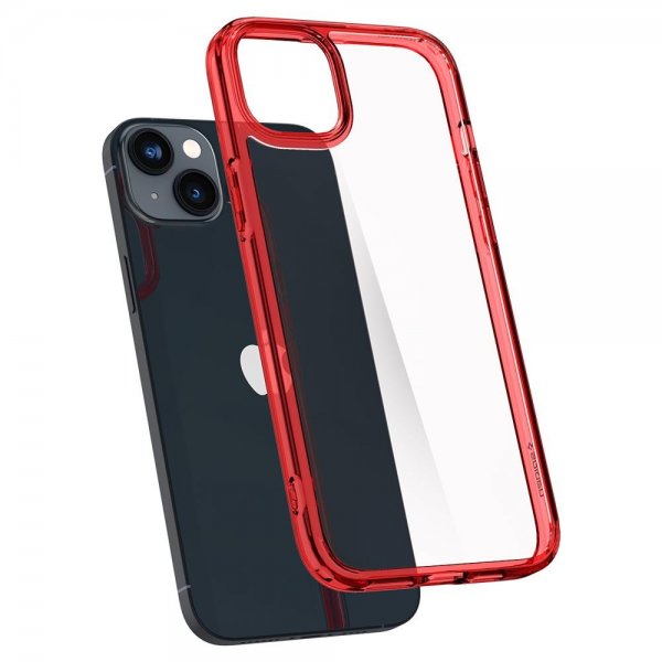 Spigen iPhone 14 Plus -suojakuori Ultra Hybrid Red Crystal