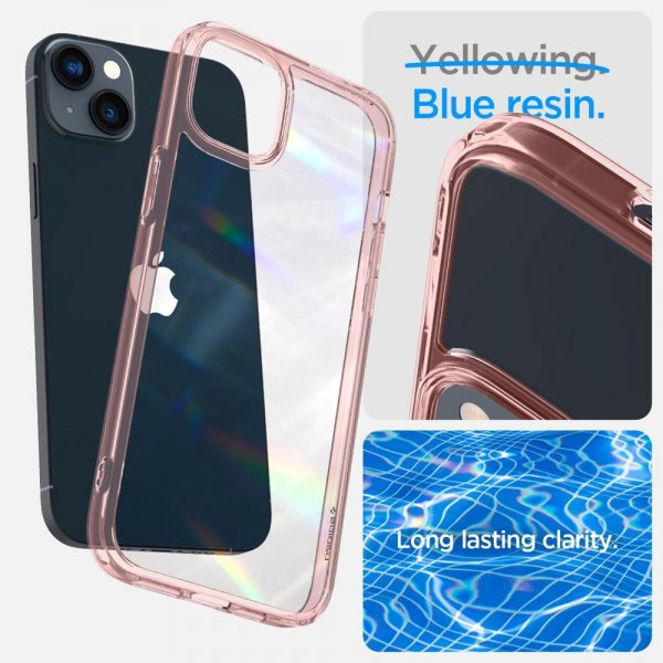 Spigen iPhone 14 Plus Ultra Hybrid Rose Crystal -kuori
