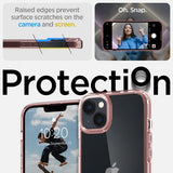 Spigen iPhone 14 Plus Ultra Hybrid Rose Crystal -kuori