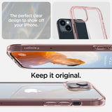 Spigen iPhone 14 Plus Ultra Hybrid Rose Crystal -kuori