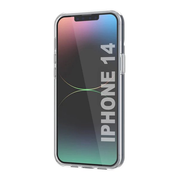 Rvelon iPhone 14 -läpinäkyvä kuori korttipaikalla