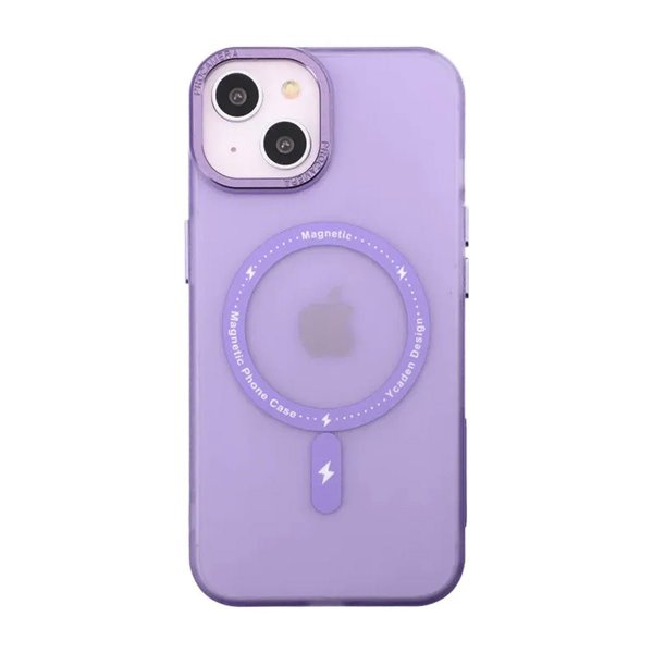 iPhone 14 Kuori Kameran kehys MagSafe Violetti