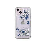 iPhone 14 Kuori Kuviolla Violetit Lehdet