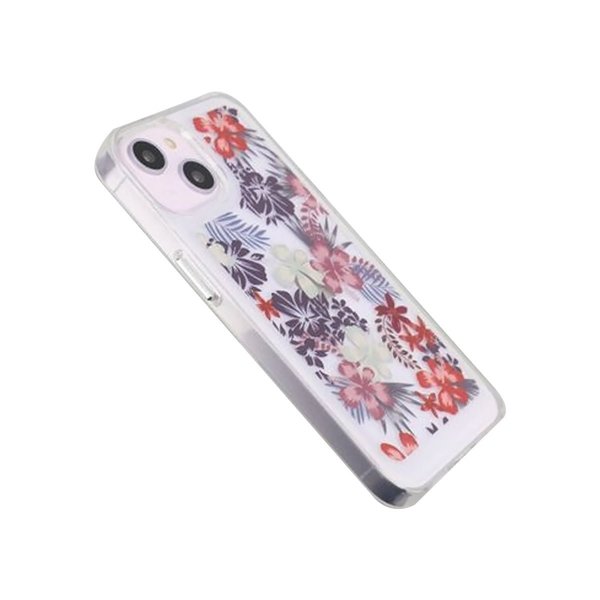 iPhone 14 Kuori Punaiset Kukat -kuvio