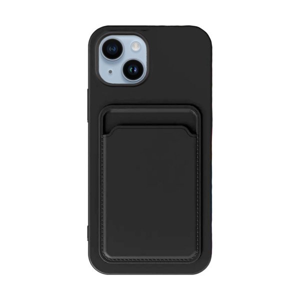 iPhone 14 Kuoret Korttipidikkeellä Musta