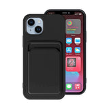iPhone 14 Kuoret Korttipidikkeellä Musta