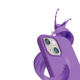 Rvelon iPhone 14 silikonikuori, violetti