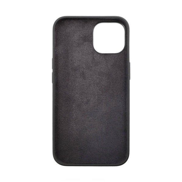 Rvelon iPhone 14 Silikonikuori Musta