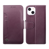 Rvelon iPhone 14 -kotelo, taitettava korttitasku, violetti