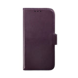 Rvelon iPhone 14 Suojakotelo, aitoa nahkaa, korttipaikat, violetti