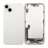 iPhone 14 Plus Takalasi täydellä rungolla - Valkoinen
